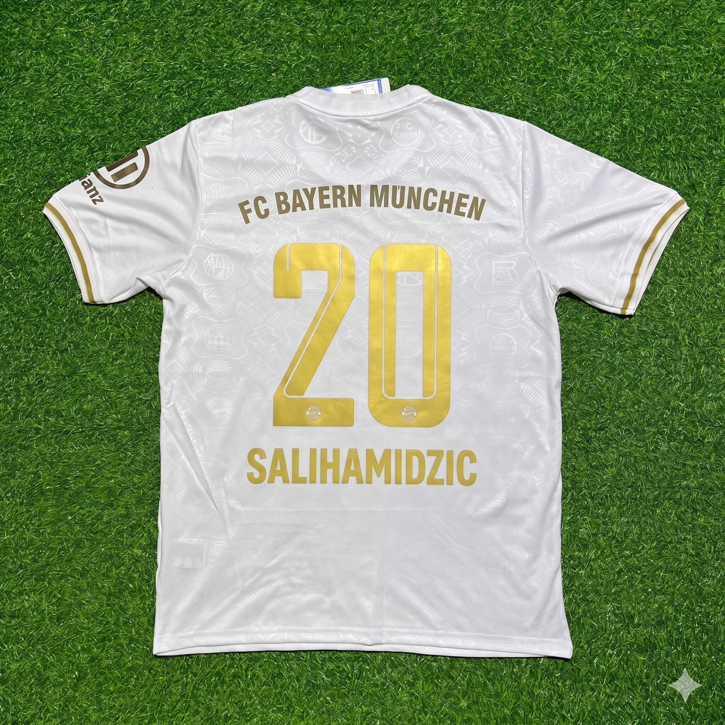 Hasan Salihamidzic #20 FC Bayern München 125 Years Anniversary Special-Edition White Jersey