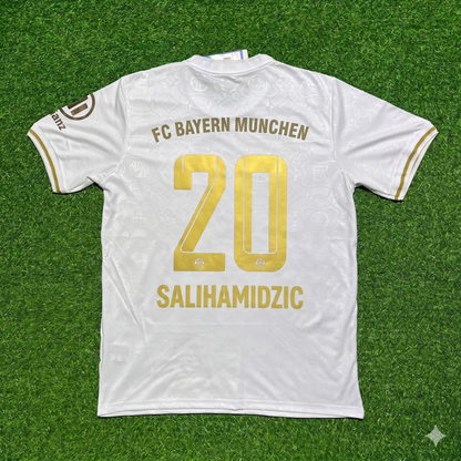 Hasan Salihamidzic #20 FC Bayern München 125 Years Anniversary Special-Edition White Jersey