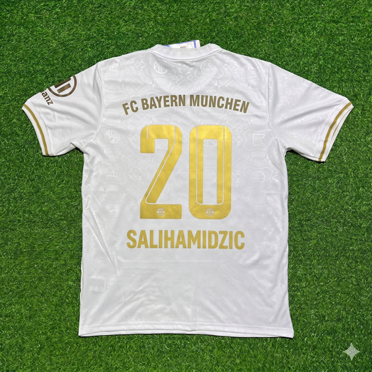 Hasan Salihamidzic #20 FC Bayern München 125 Years Anniversary Special-Edition White Jersey
