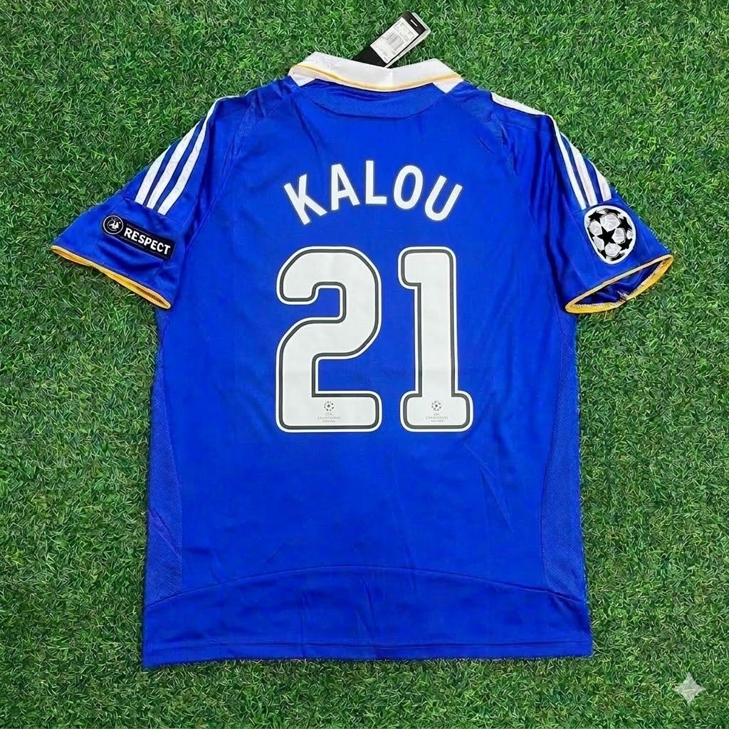 Salomon Kalou 21- Chelsea 2008 Champhions League Final Jersey Trikot Soccer Shirt