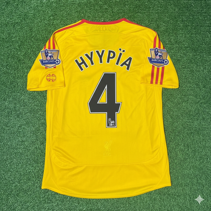 Sami Hyypiä Liverpool 2006/2007 Yellow Retro Football Jersey Kit