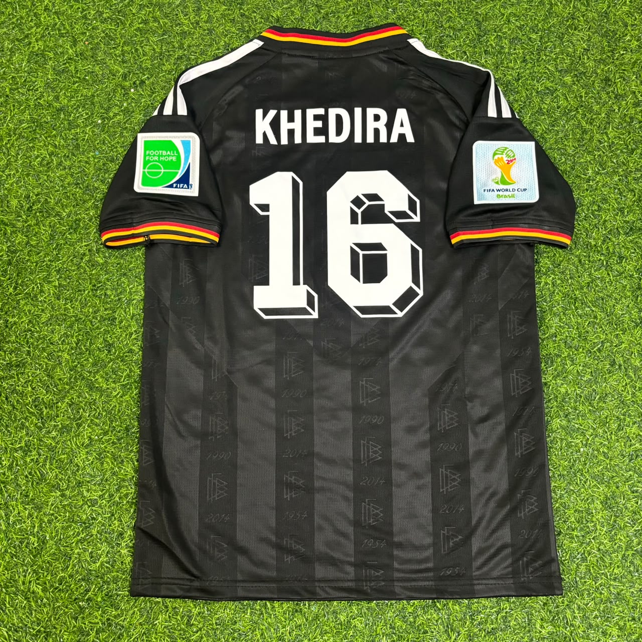 Sami Khedira Germany 2014 World Cup Special Edition Black Retro Football Jersey