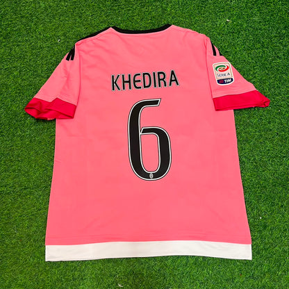 Sami Khedira Juventus Retro Pink 2015-2016 Jersey Trikot