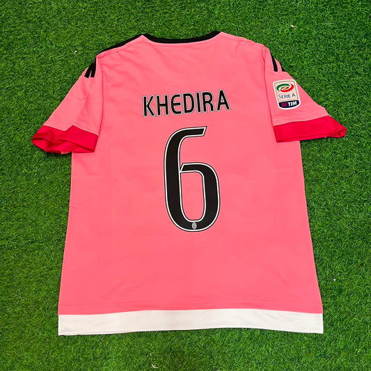 Sami Khedira Juventus Retro Pink 2015-2016 Jersey Trikot