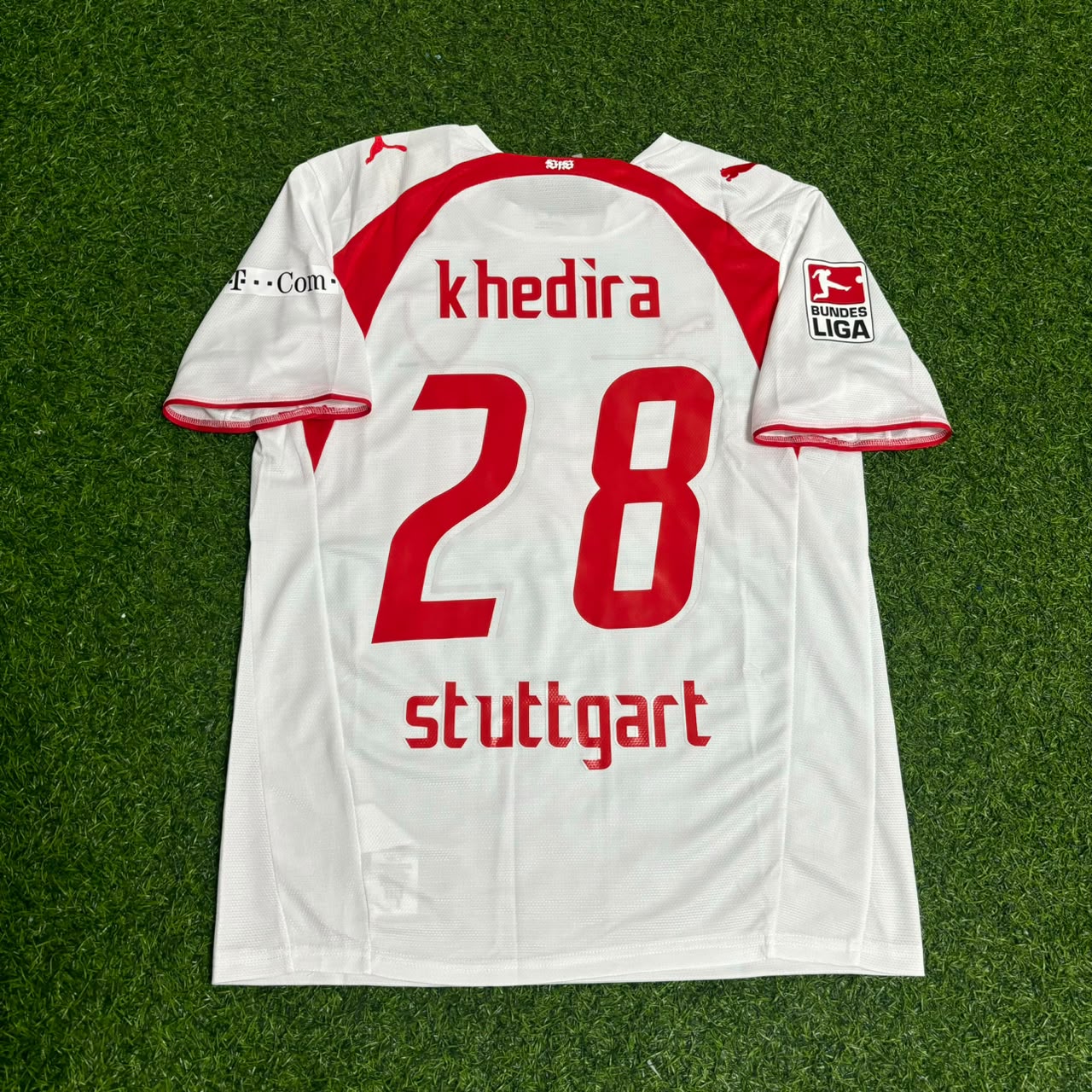 Sami Khedira VfB Stuttgart 2006-07 Heimtrikot Retro-Fußballtrikot-Set