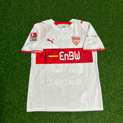 Sami Khedira VfB Stuttgart 2006-07 Heimtrikot Retro-Fußballtrikot-Set