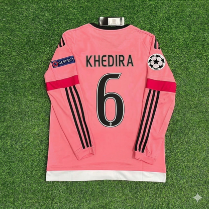 Sami Khedira Juventus Pink Retro 2015-2016 Pink Jersey Trikot