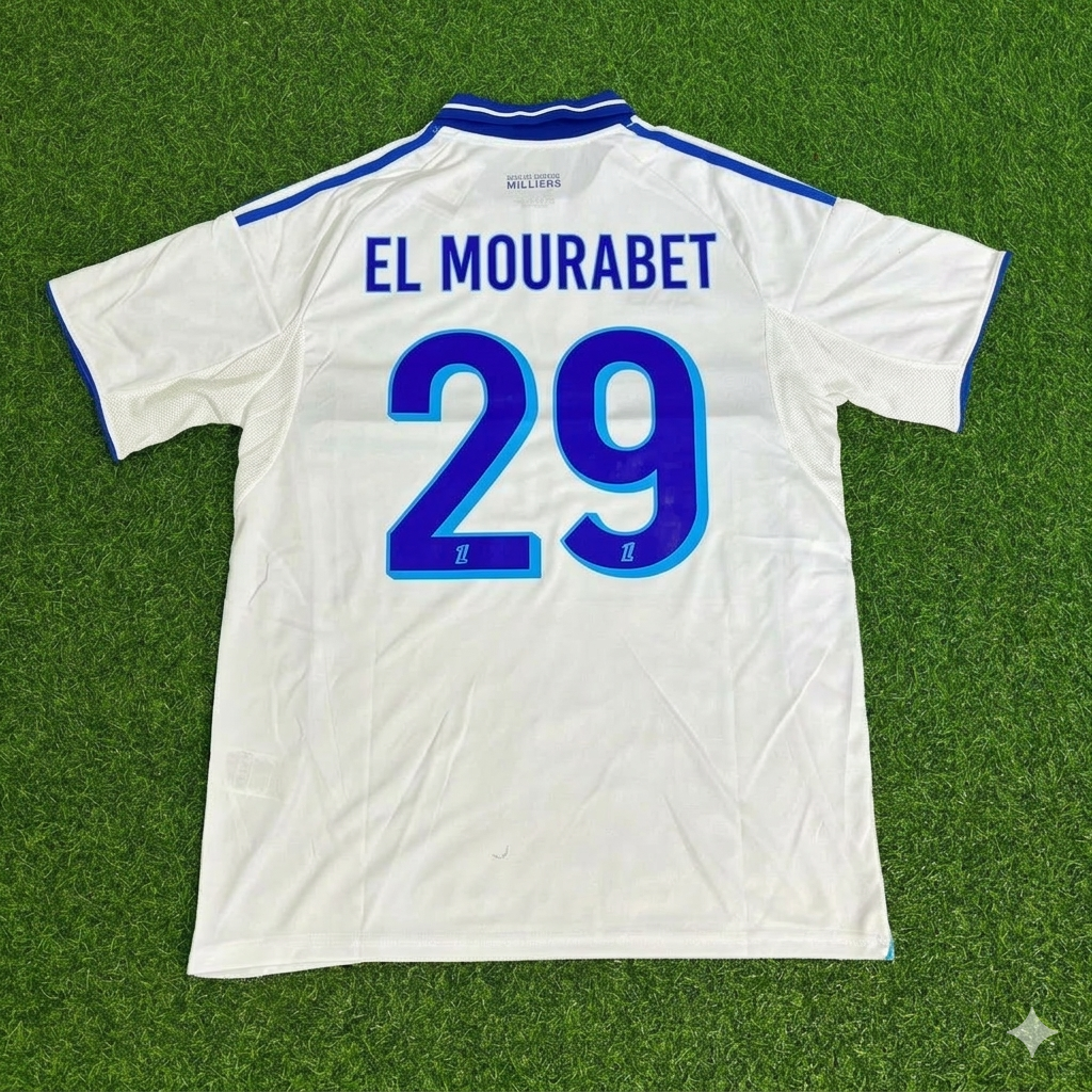 Samir El Mourabet 29- Strasbourg New Season 2026 Jersey Trikot Maillot Soccer Shirt