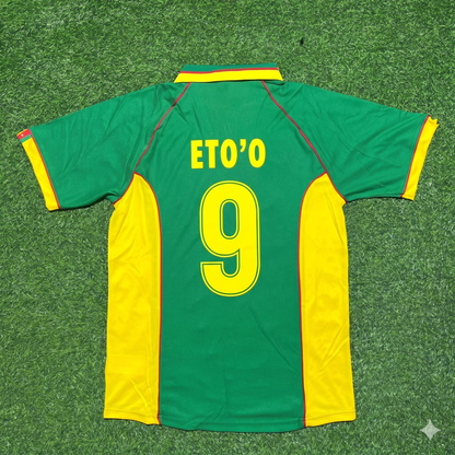 Samuel Eto'o Cameroon 1998 World Cup Retro Football Jersey