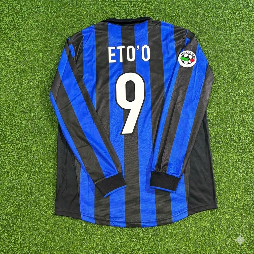 Samuel Eto'o - Inter Retro Jersey Trikot Maillot Maglia Soccer Shirt