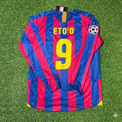 Samuel Eto'o Barcelona 2006 Final Retro Football Jersey