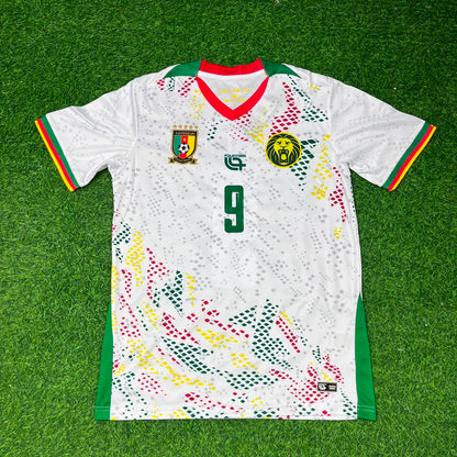 Samuel Eto'o Cameroon Home White Retro Football Jersey