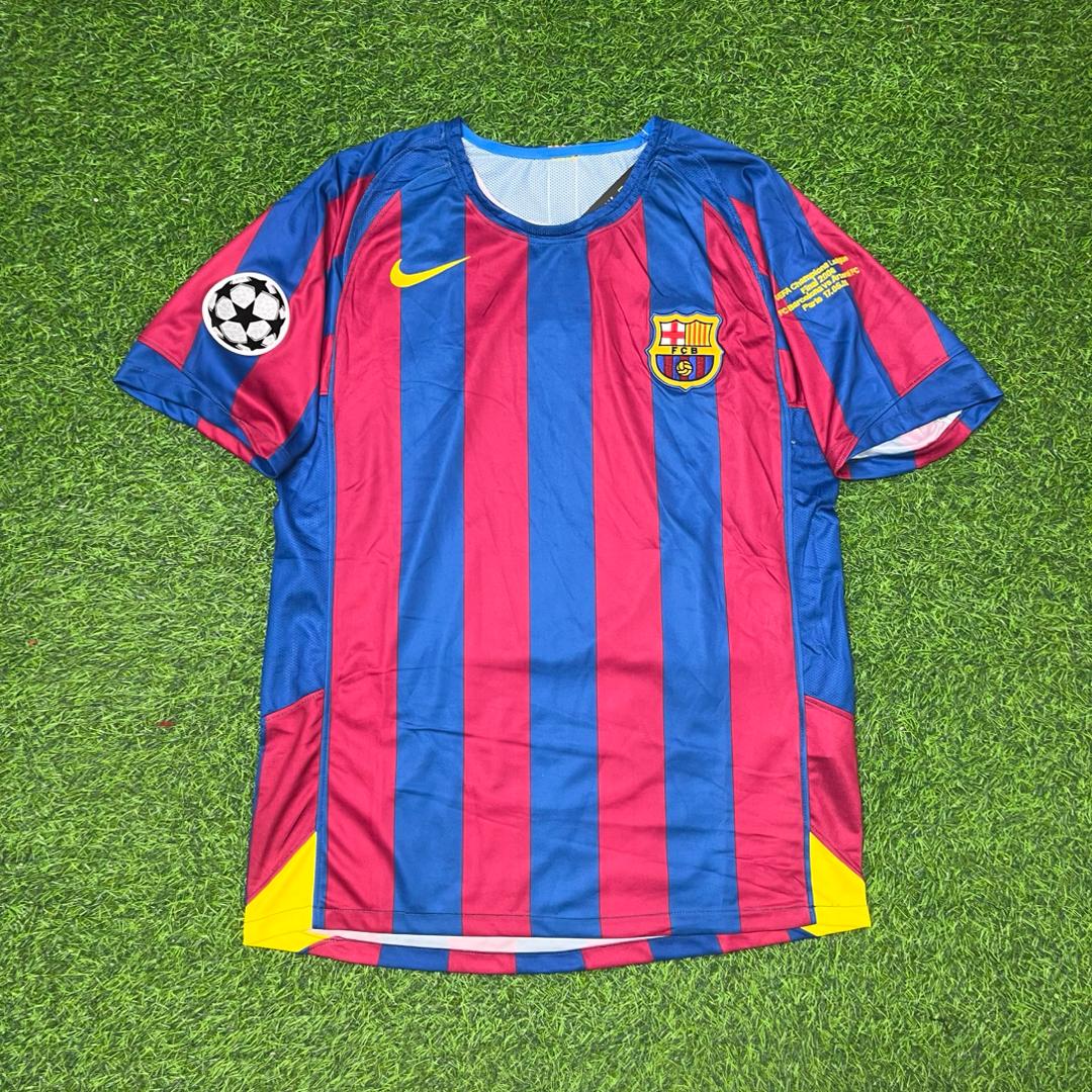 Samuel Eto'o Barcelona 2006 Final Retro Short Sleeve Football Jersey