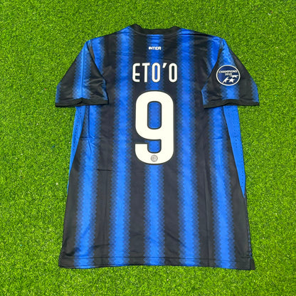 Samuel Eto'o Inter Milan 2011-2012 Home Retro Football Jersey
