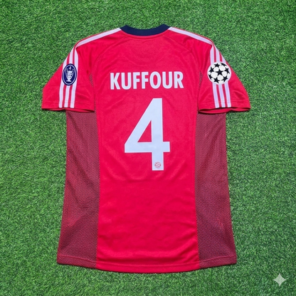 Samuel Kuffour Bayern München 2002/2003 Season Home Red Retro Jersey