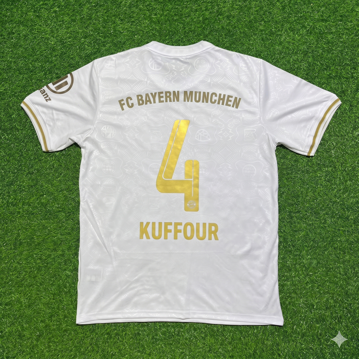 Samuel Kuffour #4 FC Bayern München 125 Years Anniversary Special-Edition White Jersey
