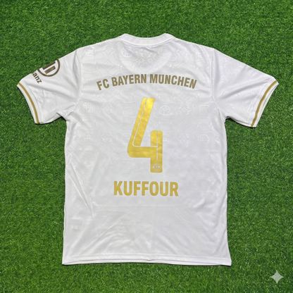 Samuel Kuffour #4 FC Bayern München 125 Years Anniversary Special-Edition White Jersey