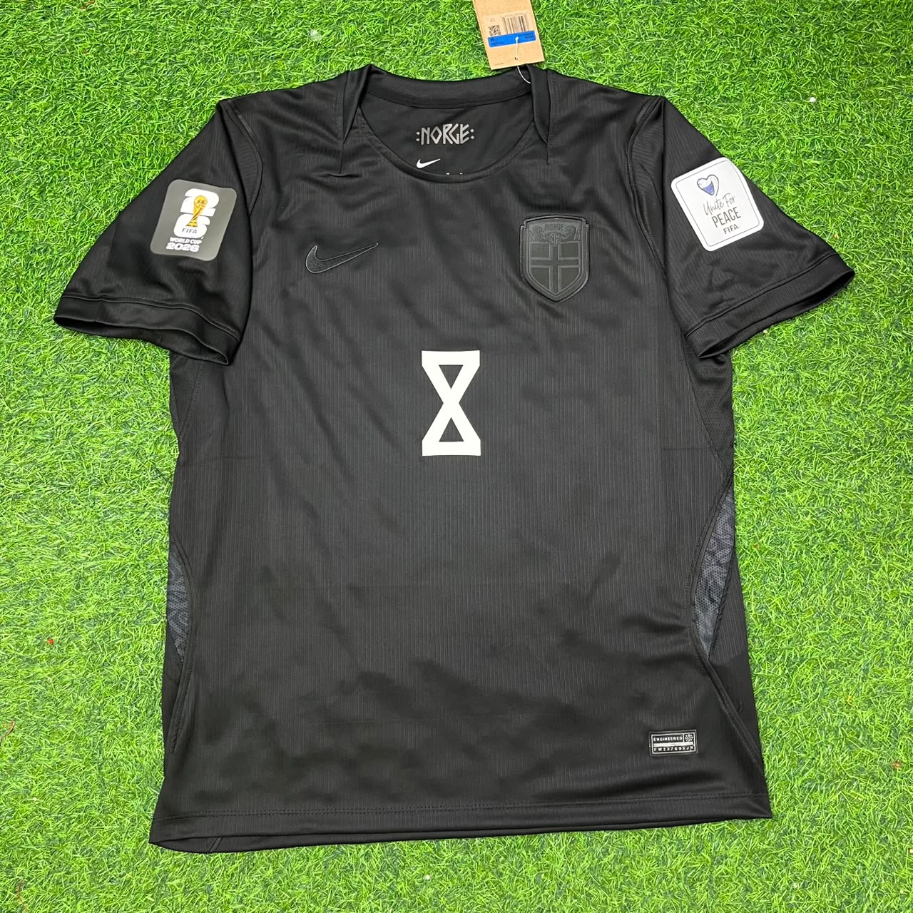 Sander Berge #8 Norway 2026 World Cup Black Away Football Jersey
