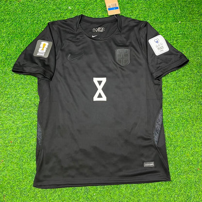 Sander Berge #8 Norway 2026 World Cup Black Away Football Jersey