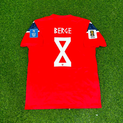 Sander Berge #8 Norway 2026 World Cup Home Football Jersey