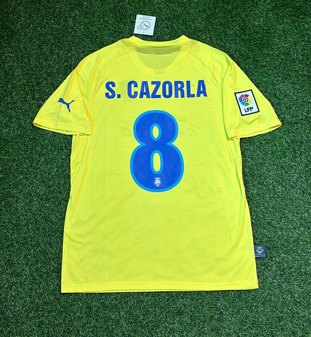 Santi Cazorla Villarreal 2005/06 Retro Home Football Jersey Kit