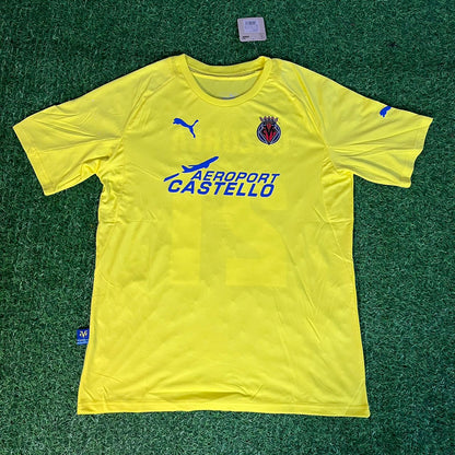Diego Forlan 5 – Villarreal 2009–2010 Retro Home Kit Jersey – | Trikot | Maillot Soccer Shirt