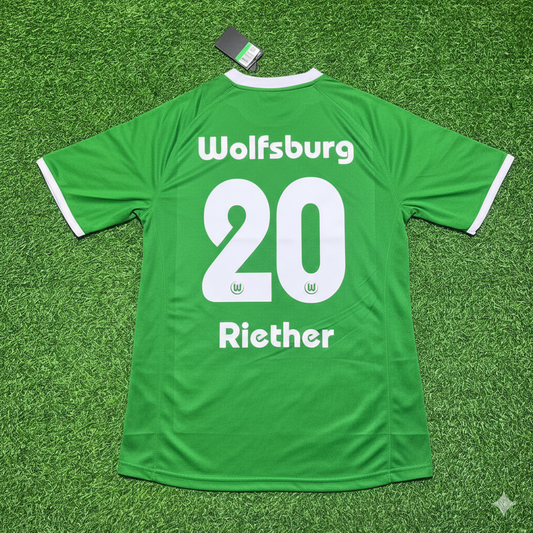 Sascha Riether VfL Wolfsburg 2008/2009 Meisterjahr Fußballtrikot