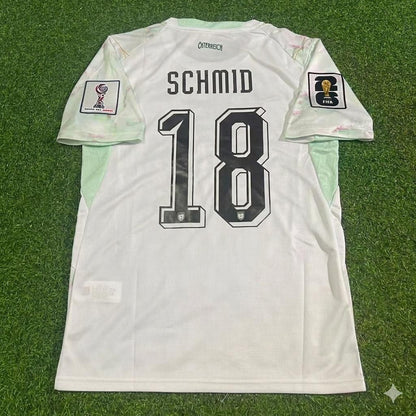 Romano Schmid Austria White 2026 World Cup Football Jersey