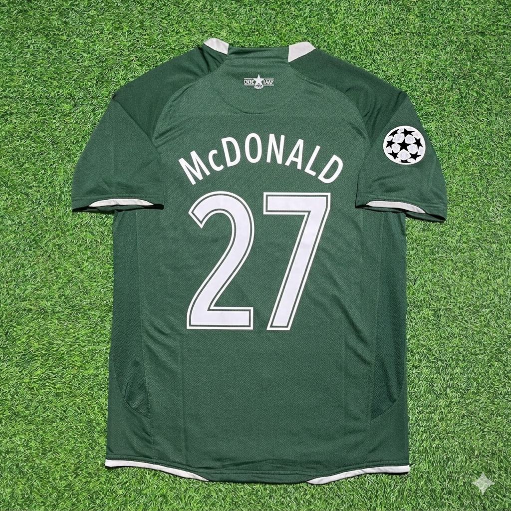Scott McDonald #27 Celtic 2007 2008 Home Retro Jersey