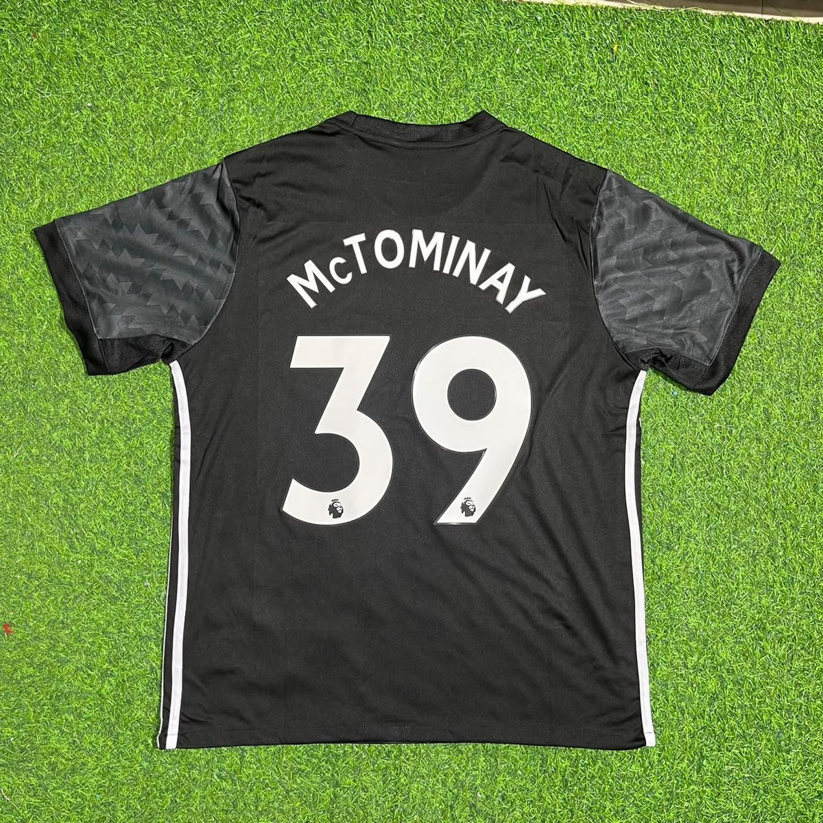 Scott McTominay Manchester United 2017-2018 Black Retro Football Jersey