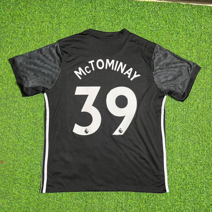 Scott McTominay Manchester United 2017-2018 Black Retro Football Jersey