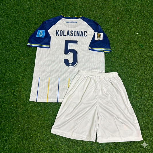 Sead Kolasinac Bosnia and Herzegovina 2026 World Cup White Kids Kit Football Jersey