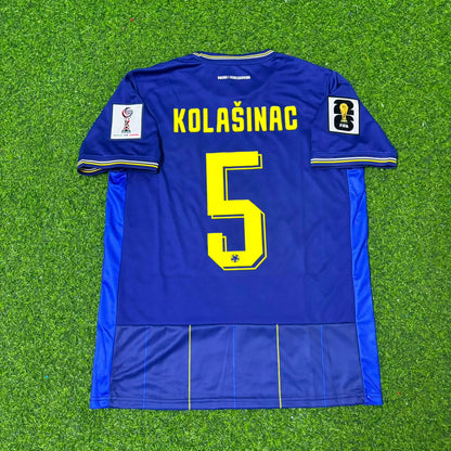 Sead Kolasinac Bosnia and Herzegovina 2026 World Cup Blue Football Jersey
