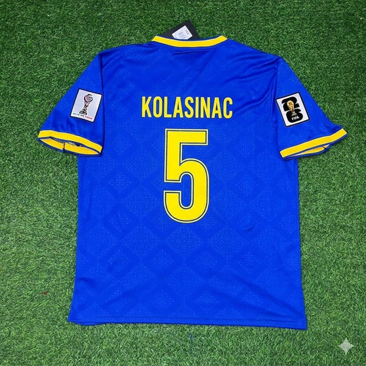 Sead Kolasinac Bosnia and Herzegovina 2026 World Cup Blue Football Jersey