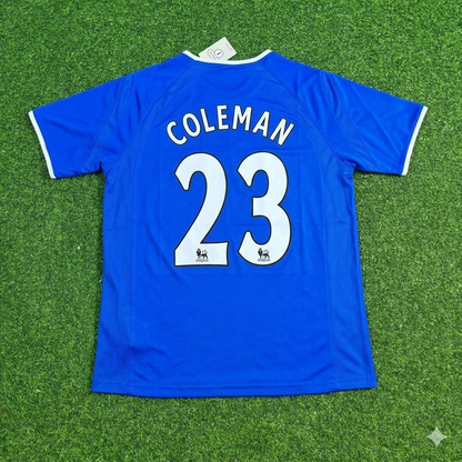 Séamus Coleman #23 Everton Fc Blue Retro Football Jersey