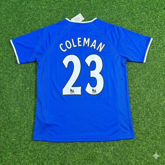 Séamus Coleman #23 Everton Fc Blue Retro Football Jersey