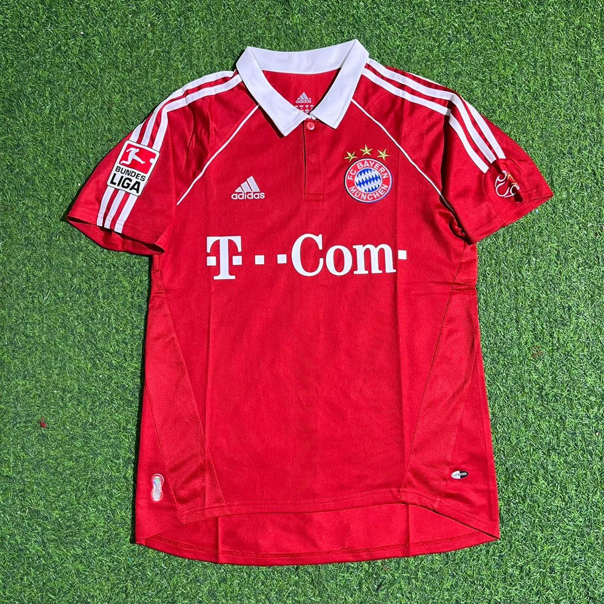 Sebastian Deisler Bayern Munich 2005 06 Bundesliga Red Home Retro Football Jersey