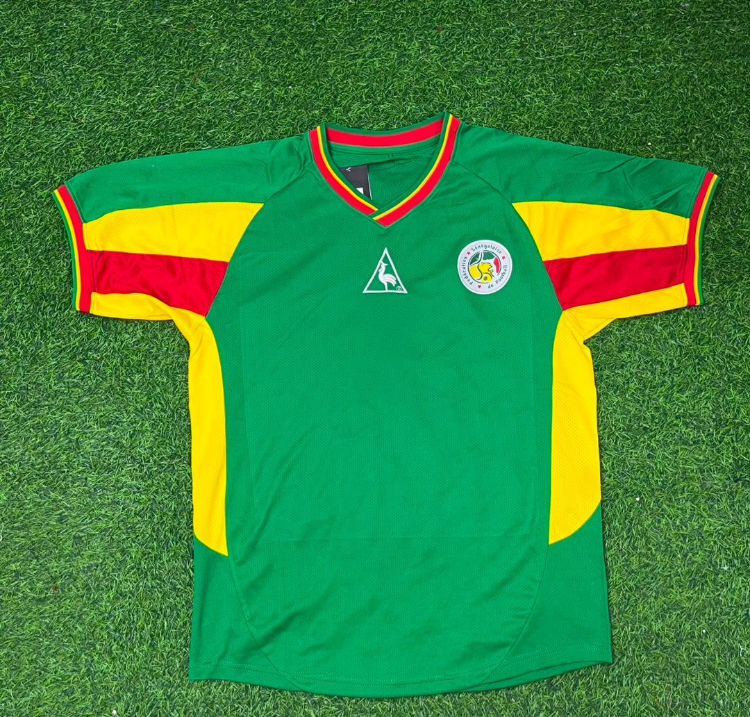 Khalilou Fadiga Senegal 2002 World Cup Retro Jersey