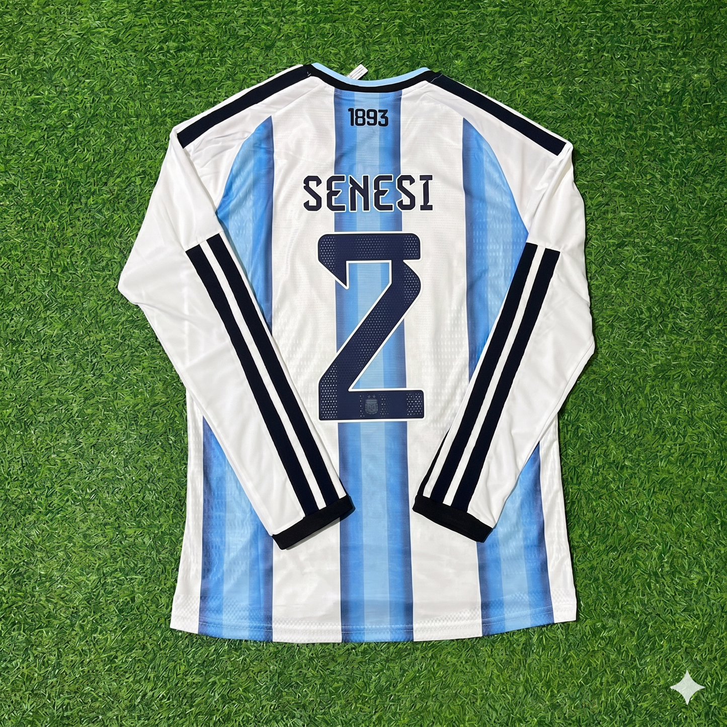 Marcos Senesi #6 Argentina 2026 World Cup Long Sleeve Football Jersey Kit