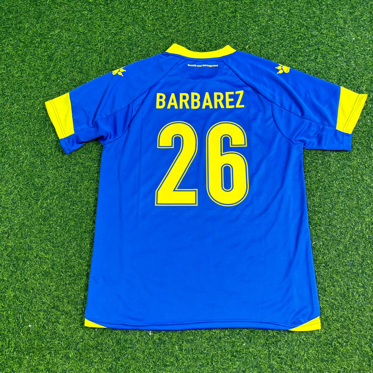 Sergej Barbarez Bosnia and Herzegovina Blue Football Jersey