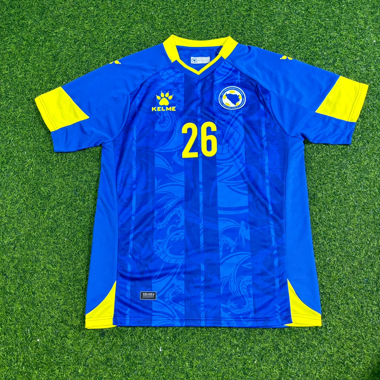 Sergej Barbarez Bosnia and Herzegovina Blue Football Jersey