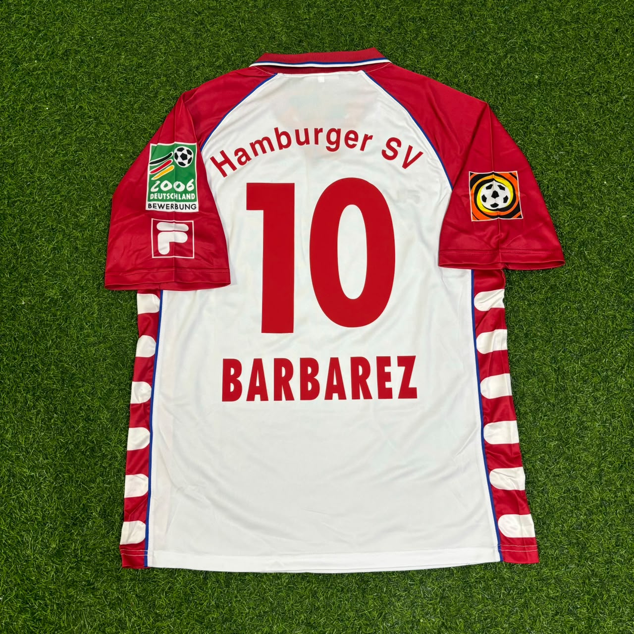 Sergej Barbarez #10 Hamburger SV Heim Retro Fußballtrikot