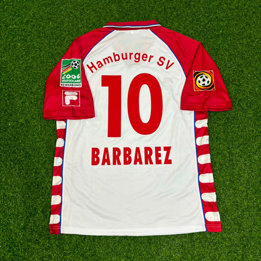 Sergej Barbarez #10 Hamburger SV Heim Retro Fußballtrikot