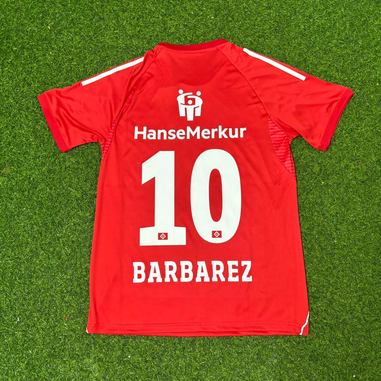 Sergej Barbarez Hamburger SV Red Retro Football Jersey