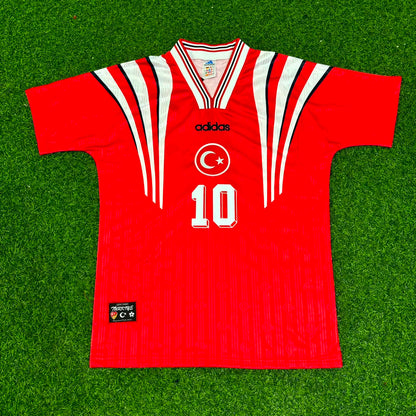 Sergen Yalçin Türkiye Turkey Red Nostalgic Retro Football Jersey