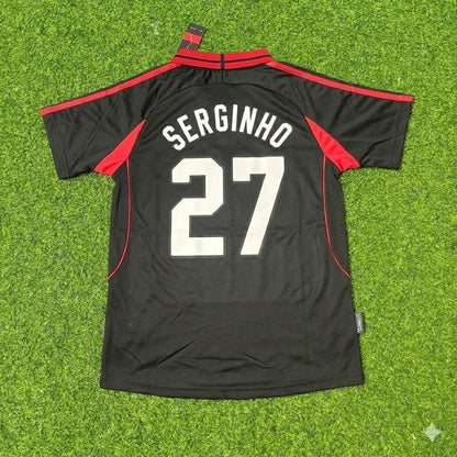Serginho #27 AC Milan 2000-2001 Away Retro Football Jersey