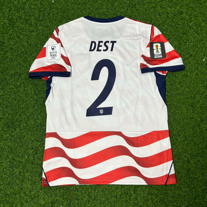 Sergiño Dest #2 USA 2026 World Cup Home Football Jersey