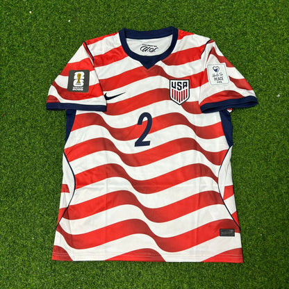 Sergiño Dest #2 USA 2026 World Cup Home Football Jersey