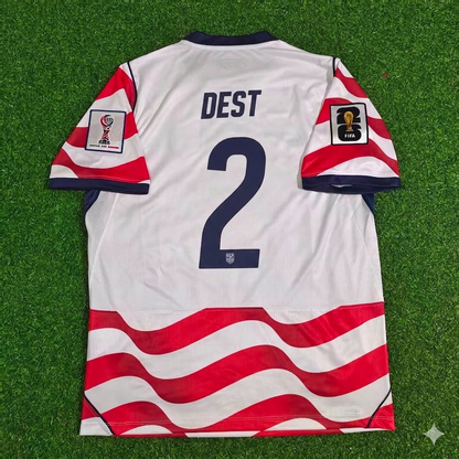 Sergiño Dest 2- USA 2026 World Cup Home Football Jersey