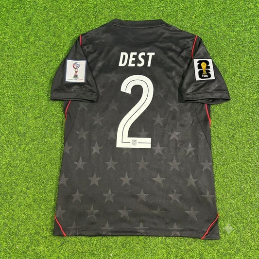 Sergino Dest USA 2026 World Cup Black Football Jersey